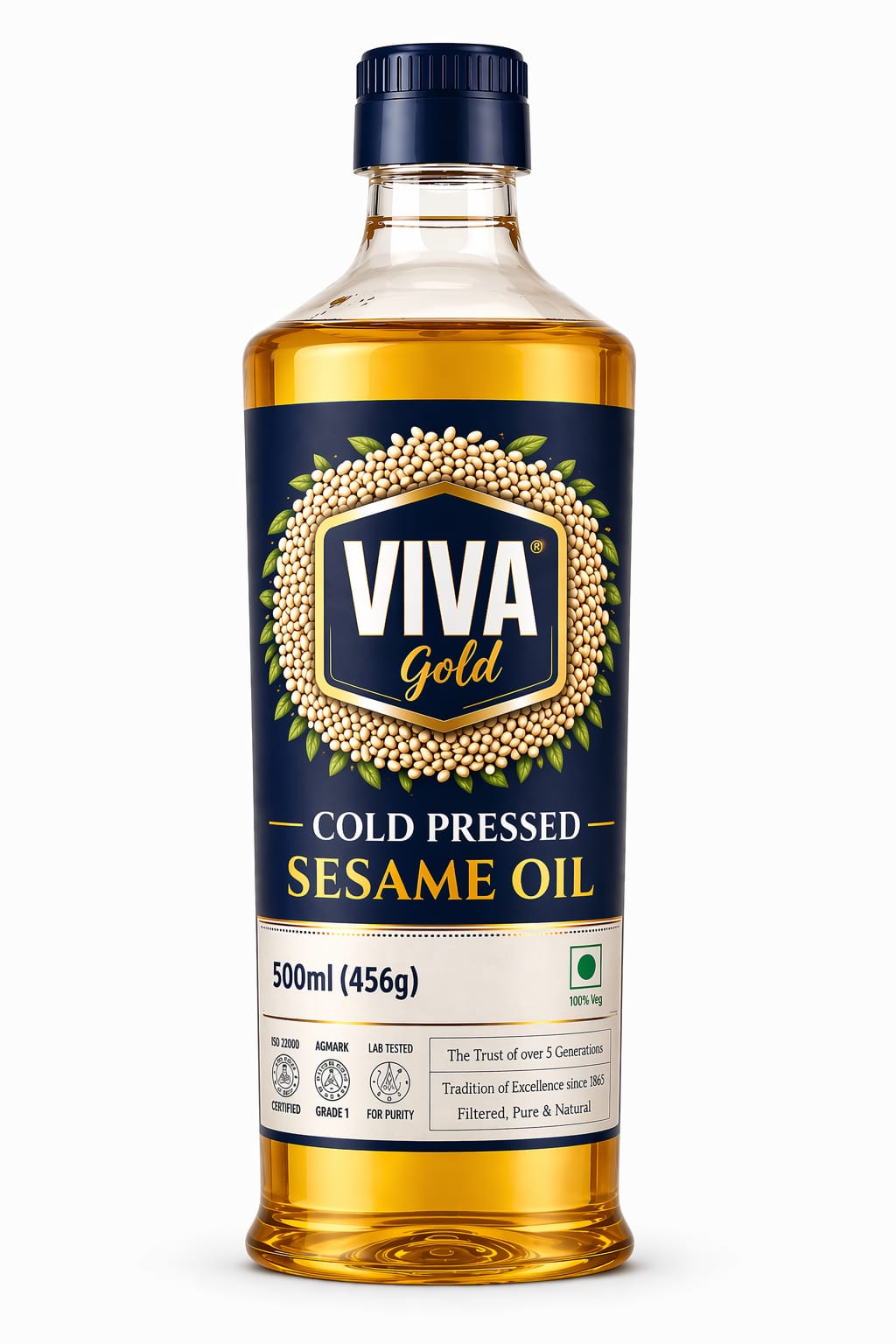 Cold Pressed Chekku Sesame Oil 500ml