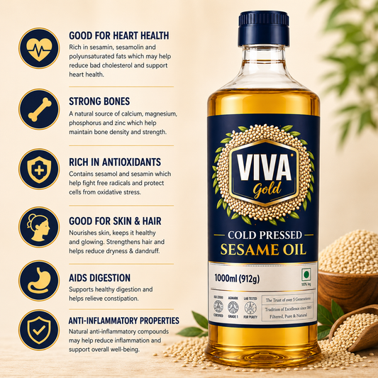 Cold Pressed Chekku Sesame Oil 1L