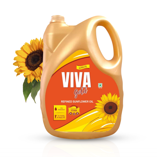 Viva Gold Refined Sunflower Oil 5L