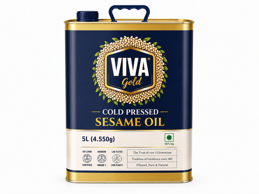 Cold Pressed Chekku Sesame Oil - 5L