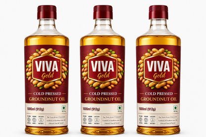 Viva Gold Cold Pressed Groundnut Oil 1L Bottle